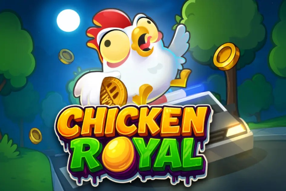 Official Casino Games logo: Chicken Royal by InOut at Letsjackpot Casino
