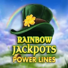 Rainbow Jackpots Power Lines slot logo by Red Tiger Gaming at Letsjackpot Casino