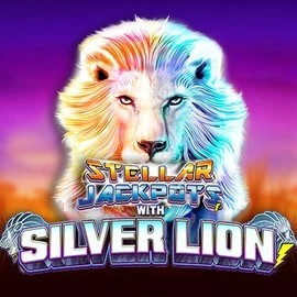 Stellar Jackpots with Silver Lion logo by Lightning Box Game at Letsjackpot Casino
